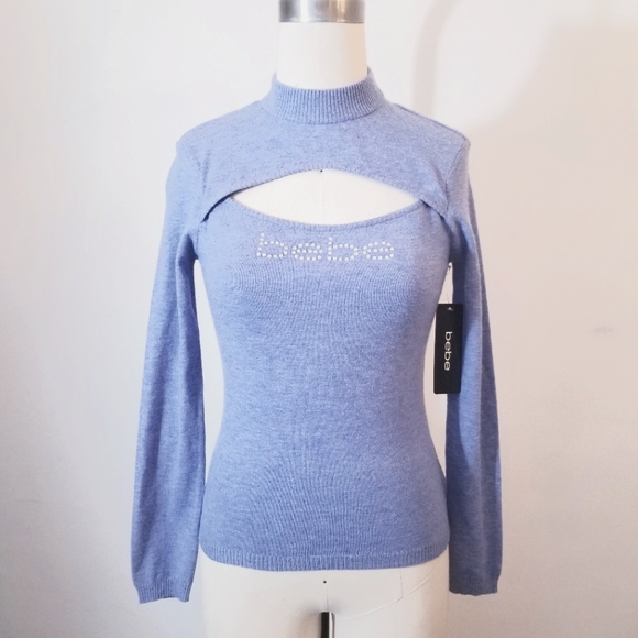 bebe Sweaters - bebe - Mock mock sweater